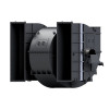 Double-sided absorbtion smoke exhauster for boiler units
