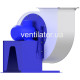 VC 14-46 VZ (VZI) aluminum #2 w/ motor 4VR 80 A2 1.5 kW 3000 rpm, execution 1