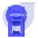 VC 14-46 VZ (VZI) aluminum #4 w/motor 4VR 100 L6 2.2 kW 1000 rpm, execution 1