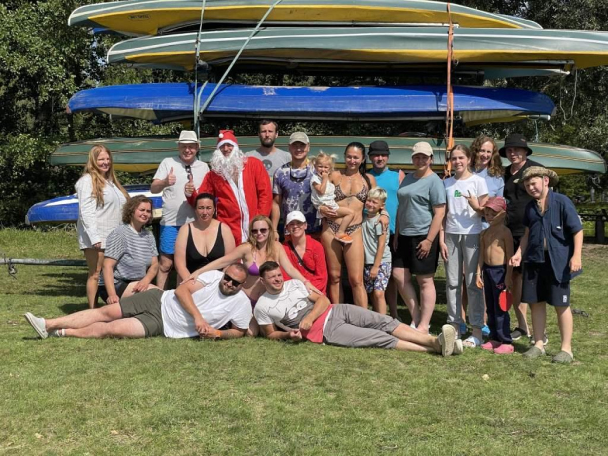 Rafting on the Psel River: our team conquered the waves of Gadyach