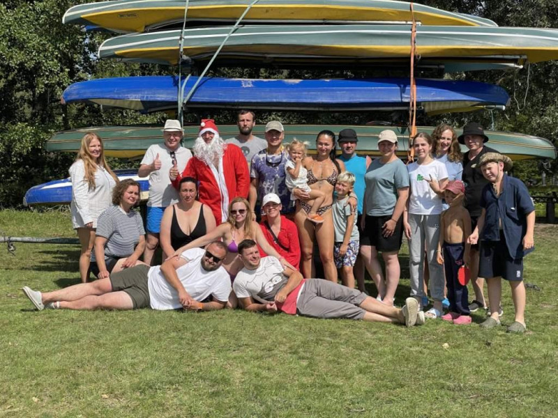 Rafting on the Psel River: our team conquered the waves of Gadyach