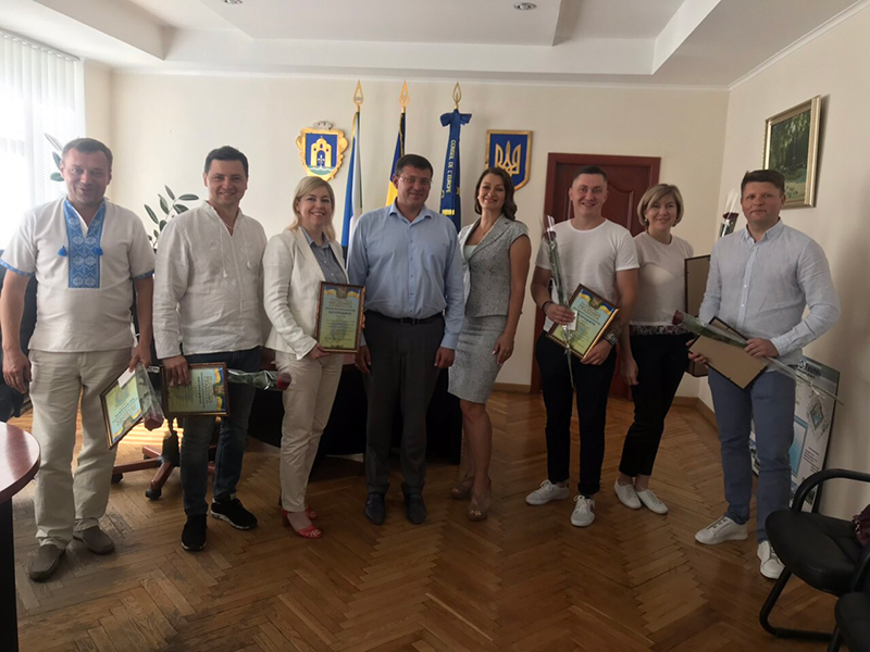 Награда от мэра Броваров в День предпринимателя