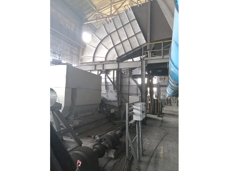 Installation supervision of an exhauster for a metallurgical holding