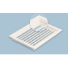 One-way blow grille