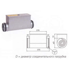 CB 150-5,0 400V/2 Duct heater