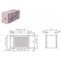 RB 60-35/27-2 400V/3 Duct heat