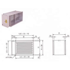 RB 60-35/27-2 400V/3 Duct heat