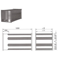 Шумоглушители Systemair - LDK для квадратных каналов LDK 70 Silencer