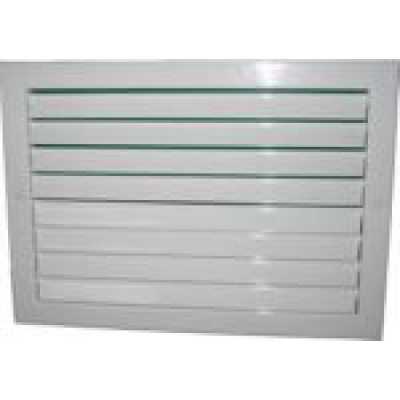 Ventilation wall plated grids