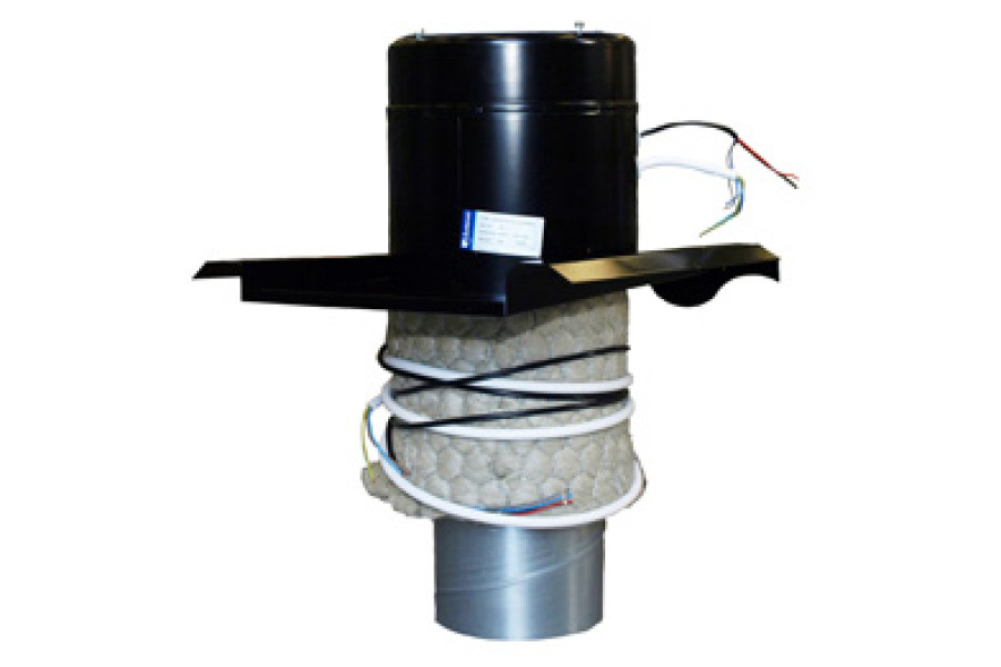 Roof sockets Systemair TOB 125-160 Roof curb Black