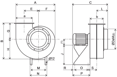 Габаритные размеры Soler&Palau CMPT/6-35 LG000