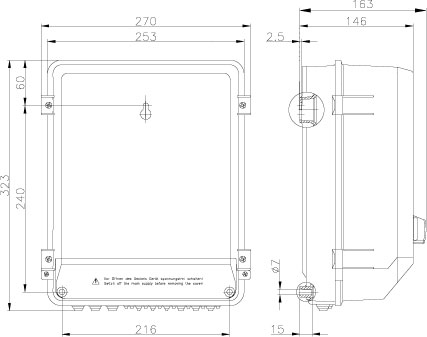 Габаритные размеры Systemair R-DK4 KT Transformer (302568)