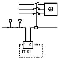 Схема подключения Systemair TT-S1(TT-SLAV) exp. module