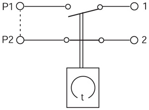 Схема подключения Systemair T 120 Timer