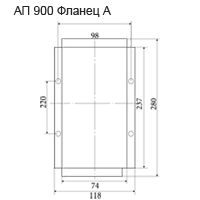 Габаритные размеры пылеулавливающего агрегата АП 900