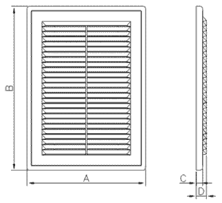 Габаритные размеры Dospel D/180x250 RW