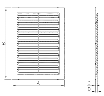 Габаритные размеры Dospel D/170x240 W