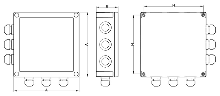 Габаритные размеры Systemair EC-Vent Control Board