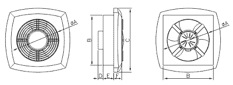 Габаритные размеры Dospel EF 250AS 290