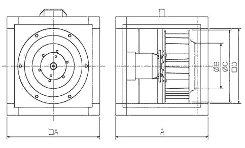 Габаритные размеры Dospel KBox 450/670