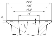 Габаритные размеры Насос ЦНС 850-960