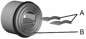 Габаритные размеры регулятора Systemair RDA-125-15/30/45M³/H CAV