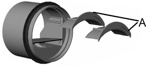 Габаритные размеры регулятора Systemair RDA-125-120/150/180M³/H CAV