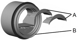 Габаритные размеры регулятора Systemair RDA-160-120/150/180M³/H CAV