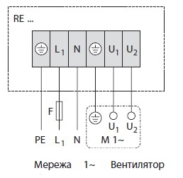 Схема підключення RE 3,2