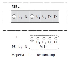 Схема підключення RTE 3,2