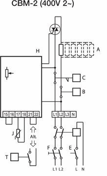 Технічні характеристики повітронагрівача  Systemair CBM 315-6,0 400V/2 Duct heater