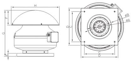 Габаритные размеры Dospel WD 200